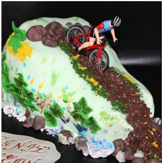 Mountainbike-Torte